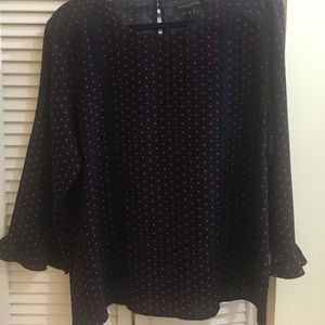 Brand new with tags 3/4 sleeve blouse.